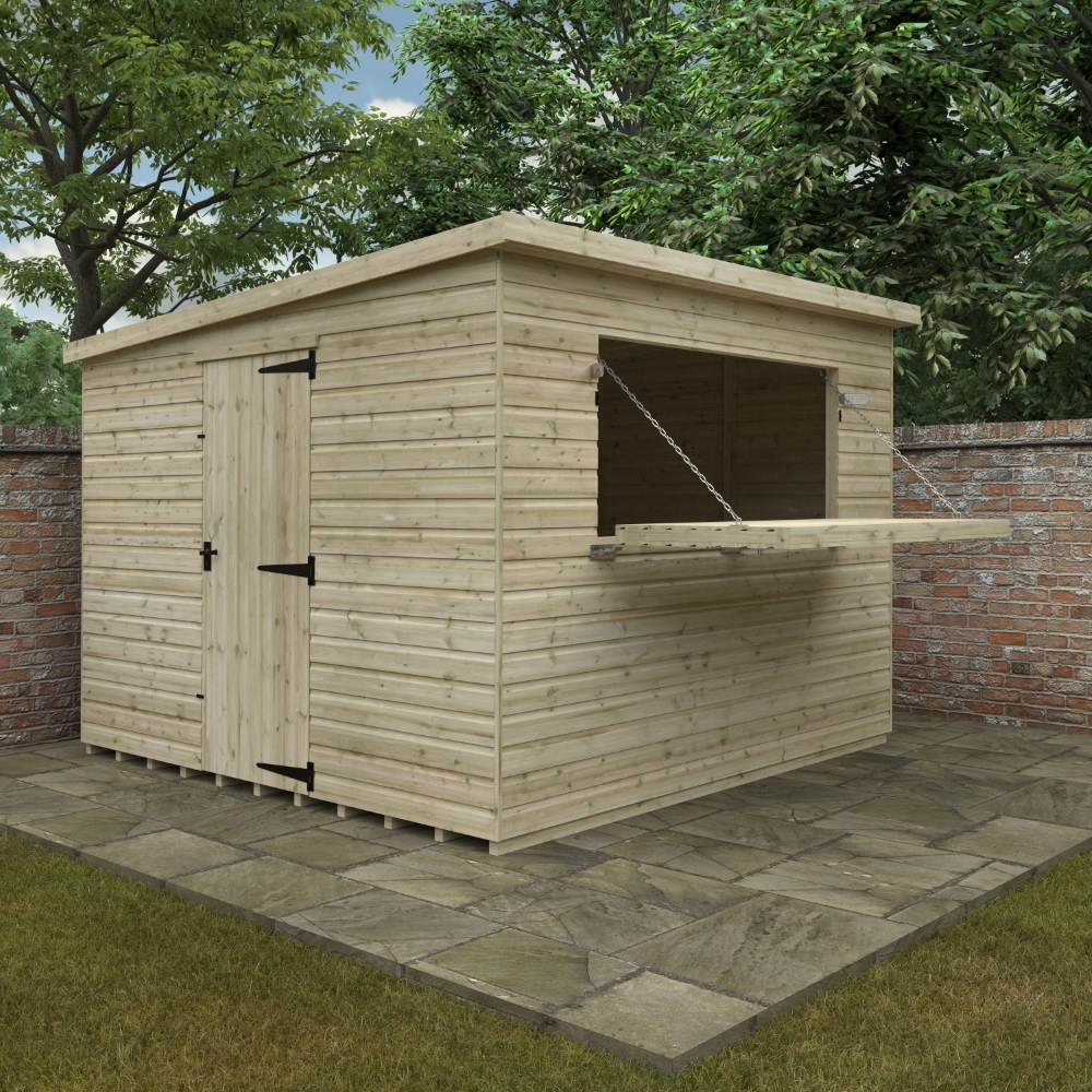 10x10 The Garden Bar Shed