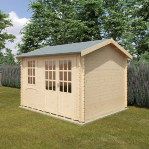 12x10 Henley Log Cabin | 28mm