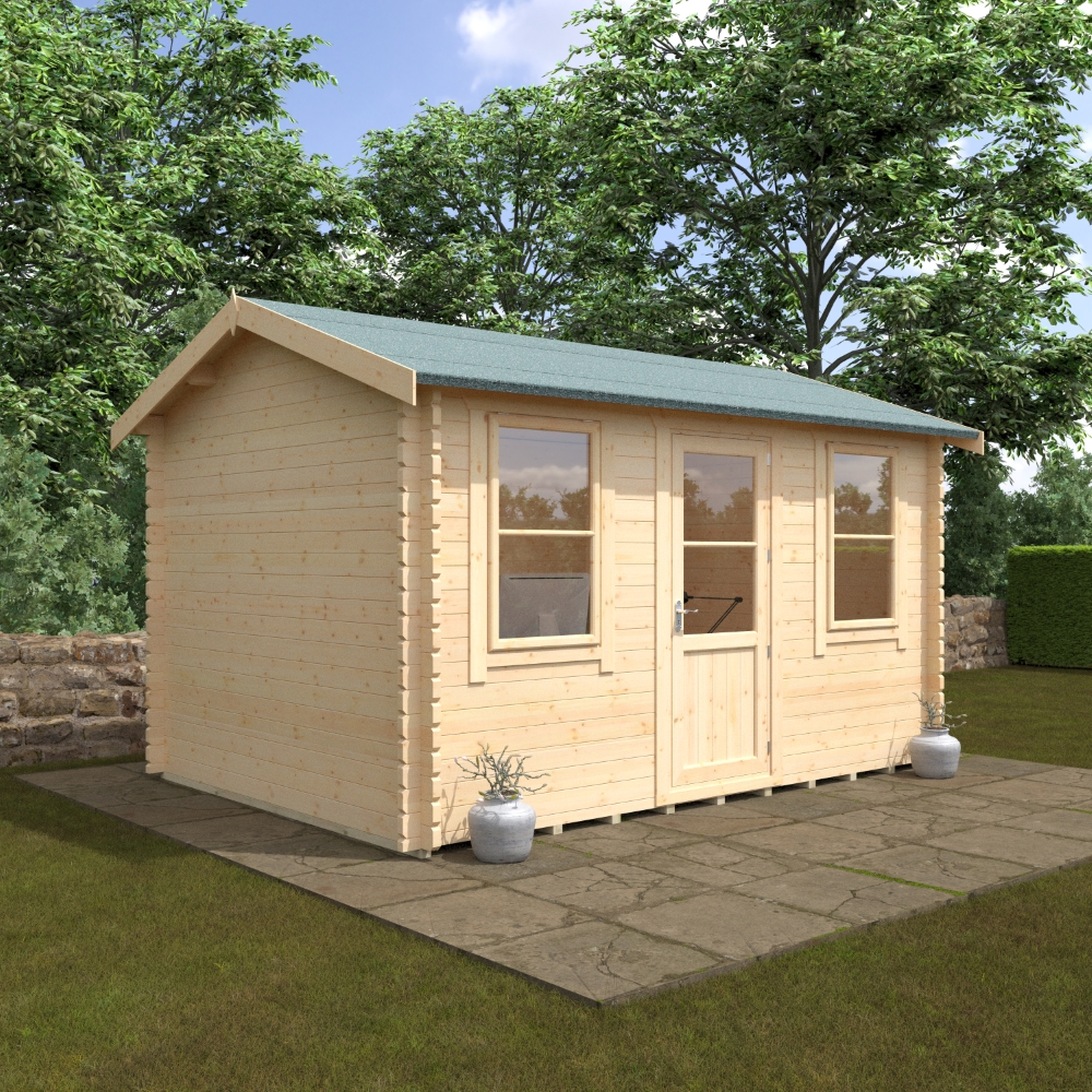 14x10 Skipton Log Cabin 44mm