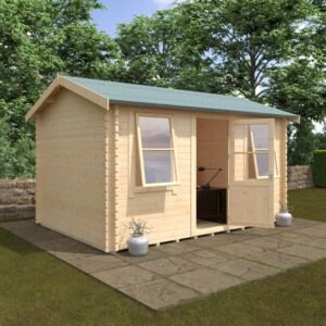 14x10 Skipton Log Cabin 44mm