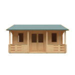 18x14 Adlington (inc. Veranda) Log Cabin | 44mm