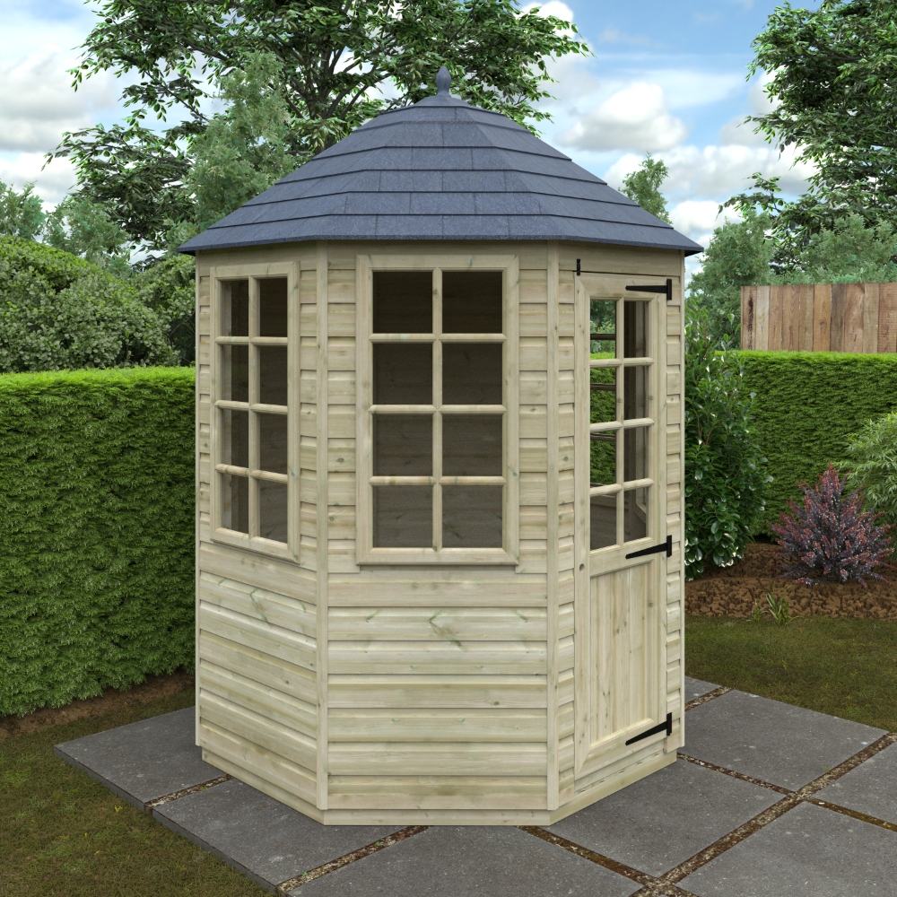 6x6 Tanalised Octagonal Shed