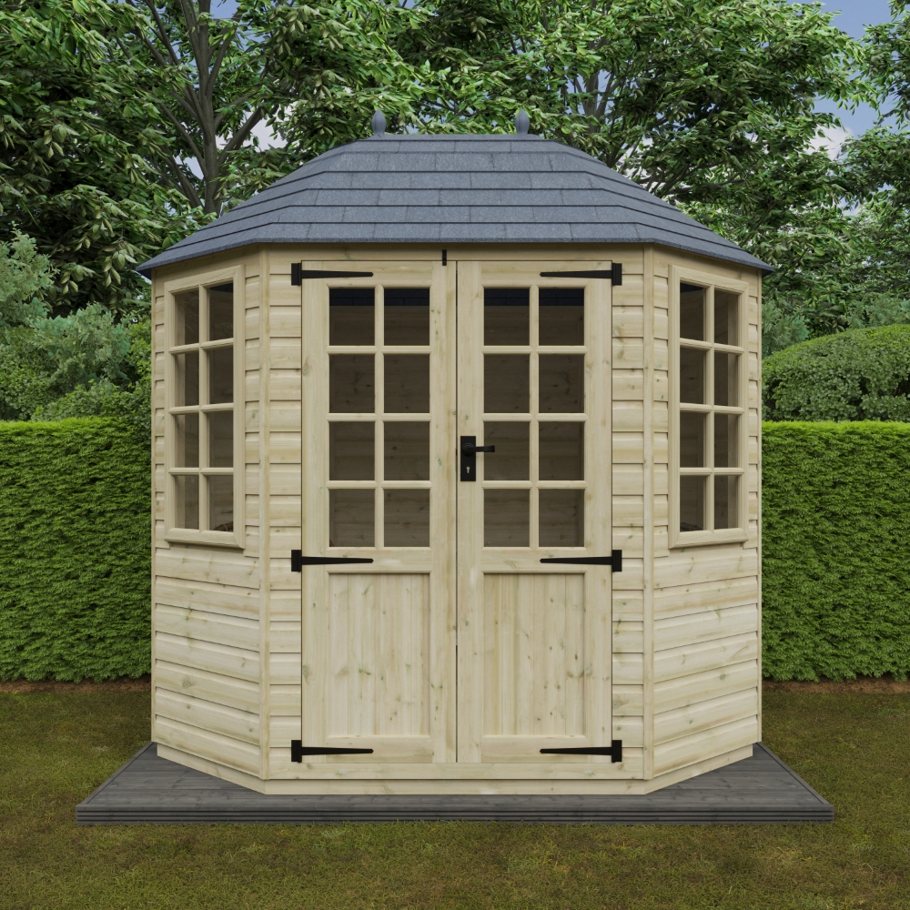 8x6 Tanalised Octagonal Shed