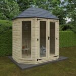 8x6 Tanalised Octagonal Full Pane Shed