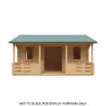 20x20 Adlington (inc. Veranda) Log Cabin | 44mm