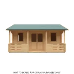 20x20 Adlington (inc. Veranda) Log Cabin | 44mm