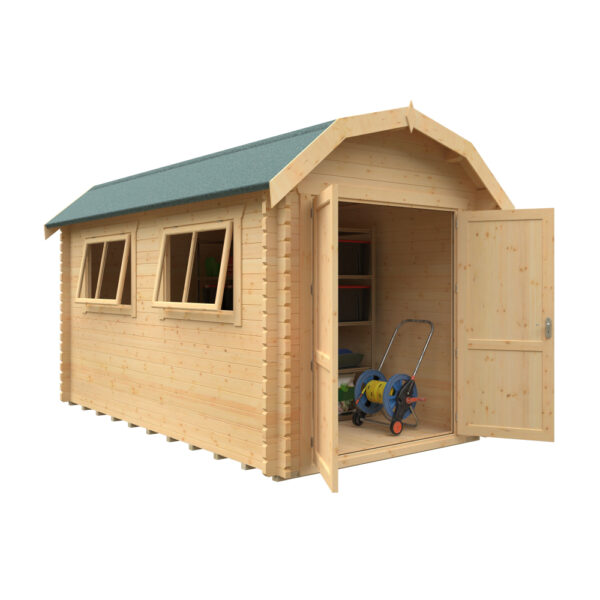 14x8 Aldford Barn Log Cabin | 44mm