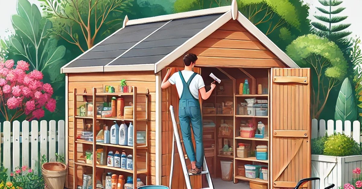 Apex garden shed maintenance