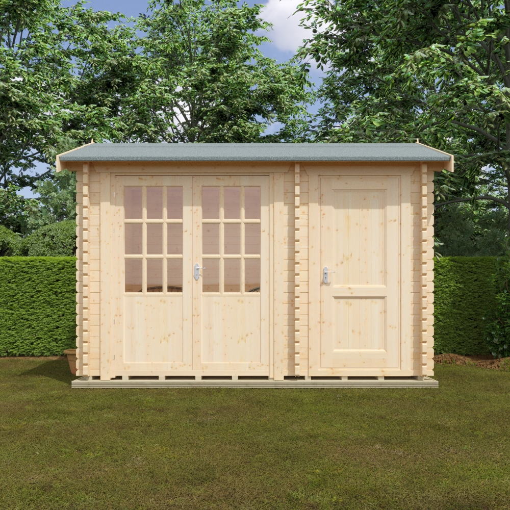 12x8 Chatsworth Log Cabin | 44mm