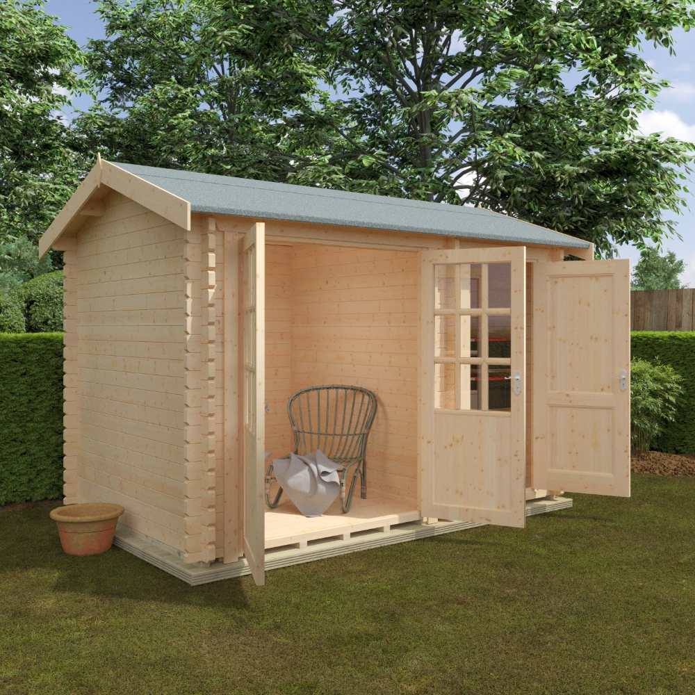 12x8 Chatsworth Log Cabin | 44mm