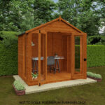 8x10 Full Pane Summerhouse (inc Side Windows)