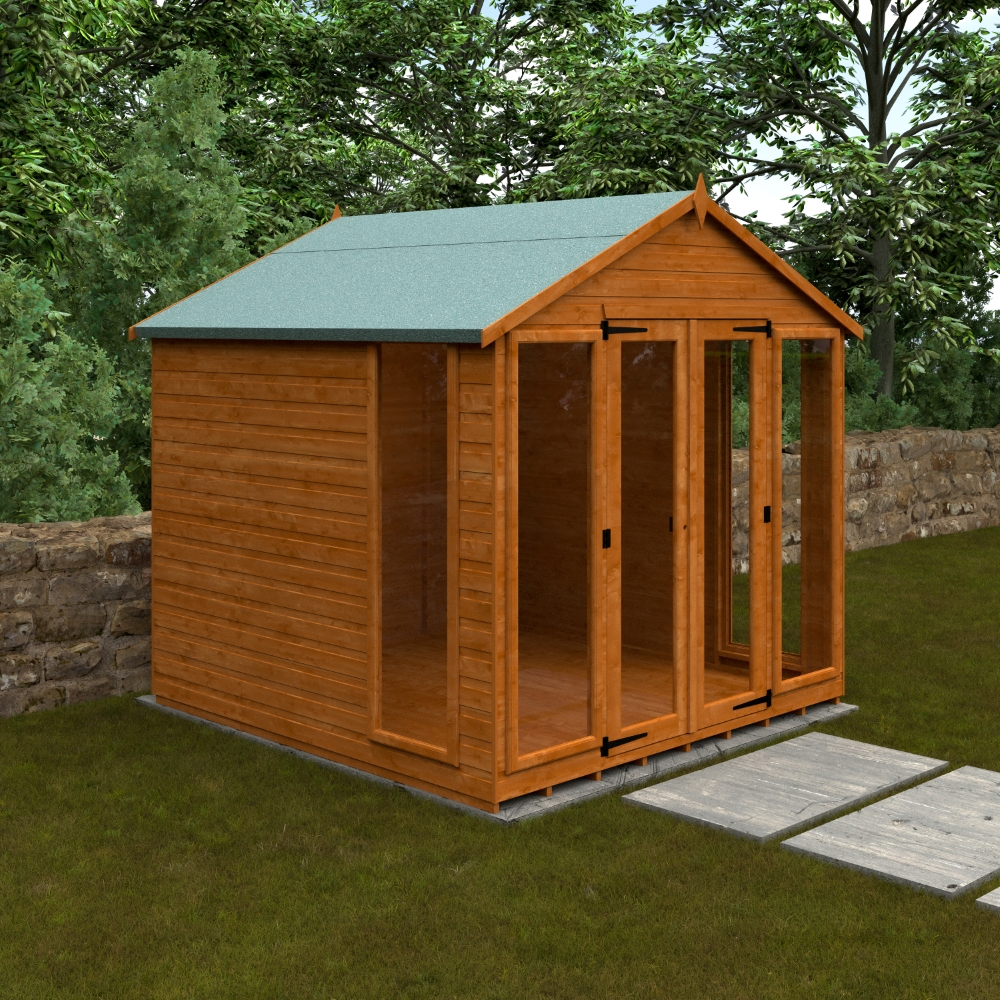 8x8 Full Pane Summerhouse (inc Side Windows)