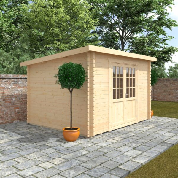 12x10 Kingsley Log Cabin | 44mm