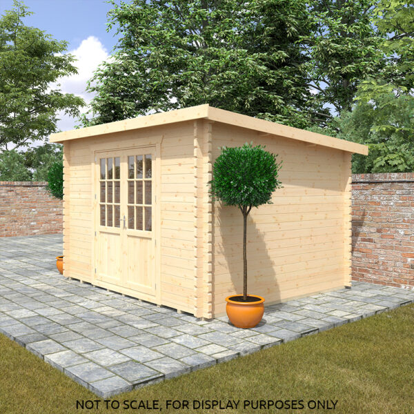 12x10 Kingsley Log Cabin | 28mm