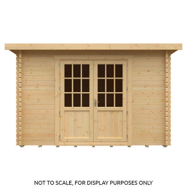 12x10 Kingsley Log Cabin | 28mm