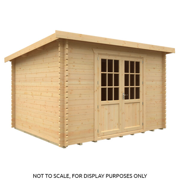 12x10 Kingsley Log Cabin | 28mm