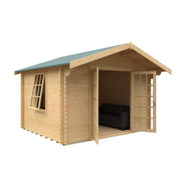 12x10 Lotherton Log Cabin | 44mm