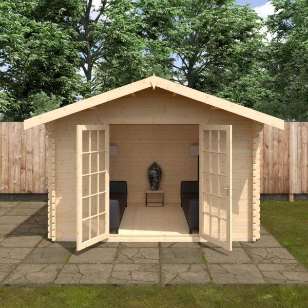 12x10 Lotherton Log Cabin | 44mm