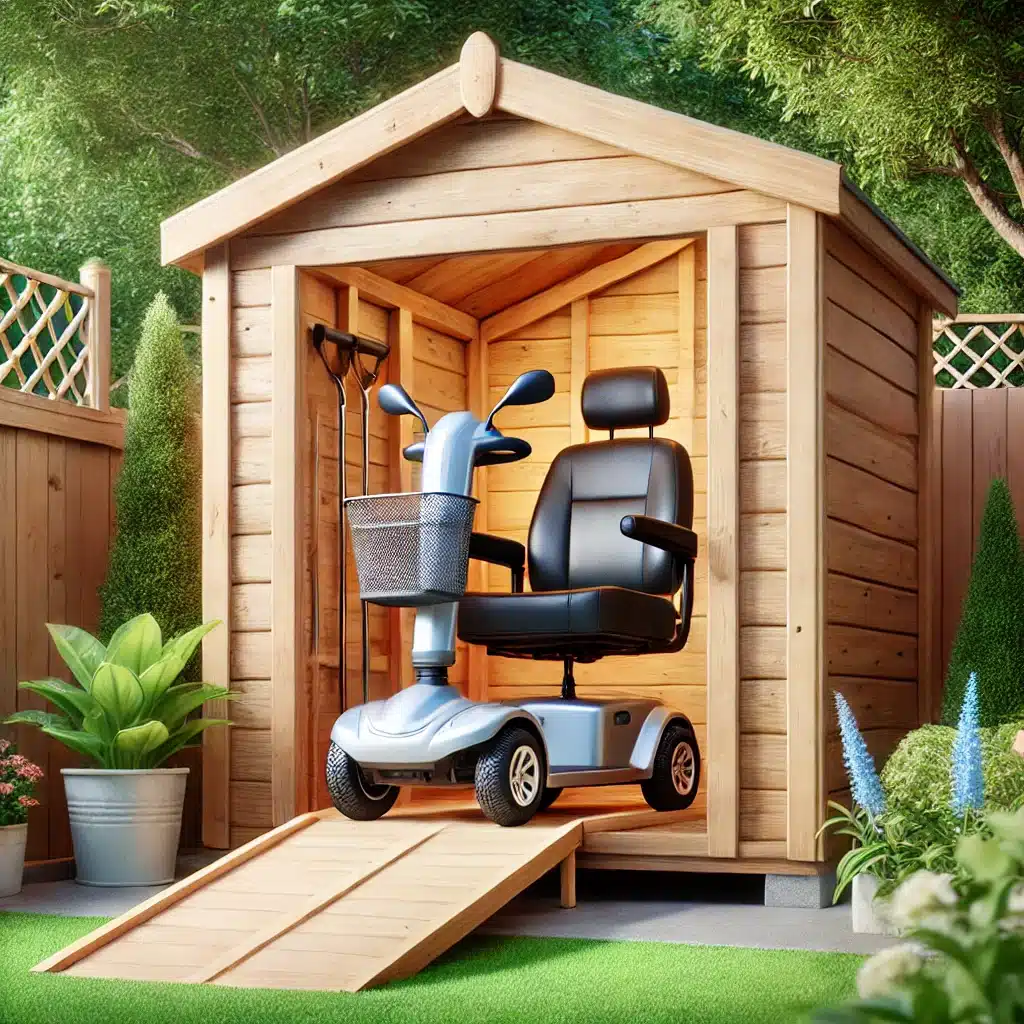 Best Sheds & Log Cabins for Mobility Scooter Storage