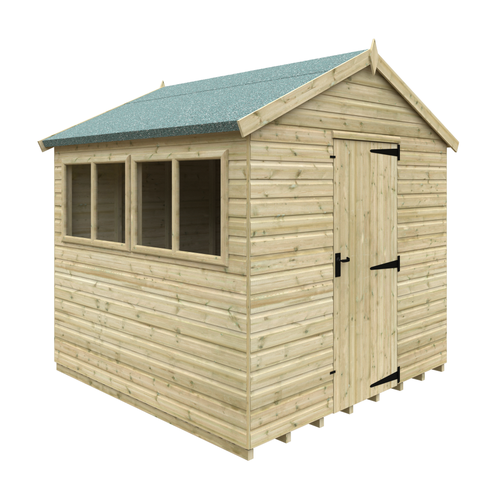 8x8 Premier Apex Shed