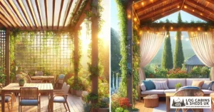 Roofed pergola vs open pergola