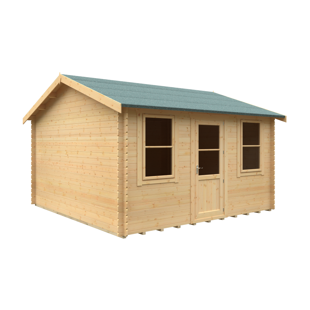 14x14 Skipton Log Cabin | 28mm