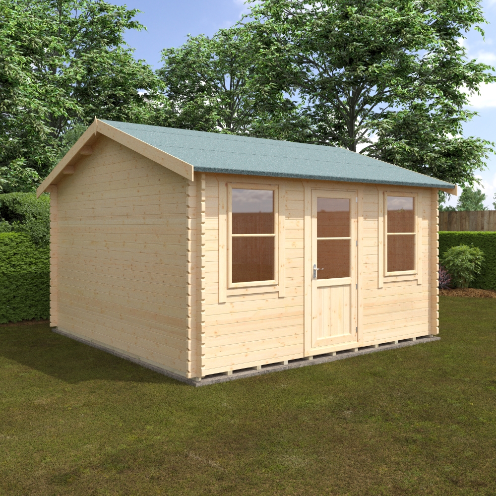 14x14 Skipton Log Cabin | 44mm