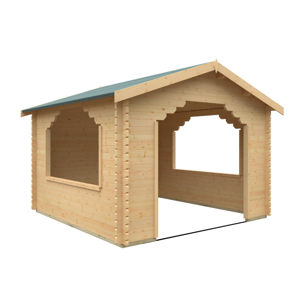 12x12 Stowe Log Cabin | 44mm